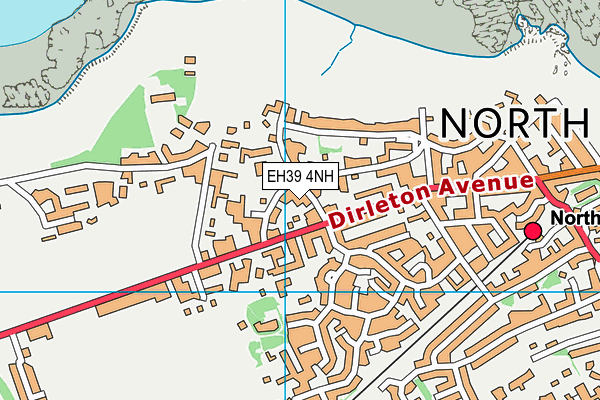 EH39 4NH map - OS VectorMap District (Ordnance Survey)