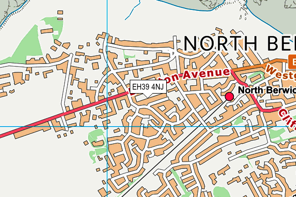 EH39 4NJ map - OS VectorMap District (Ordnance Survey)