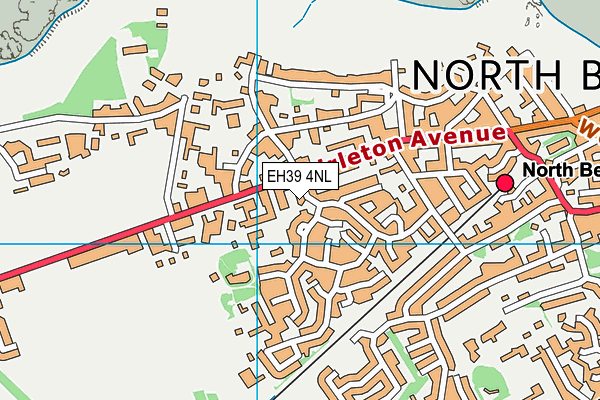 EH39 4NL map - OS VectorMap District (Ordnance Survey)