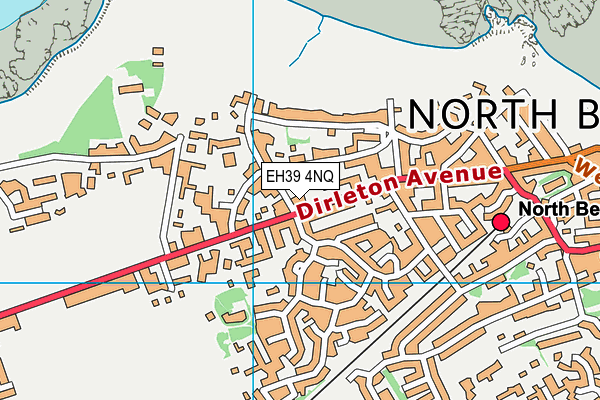EH39 4NQ map - OS VectorMap District (Ordnance Survey)