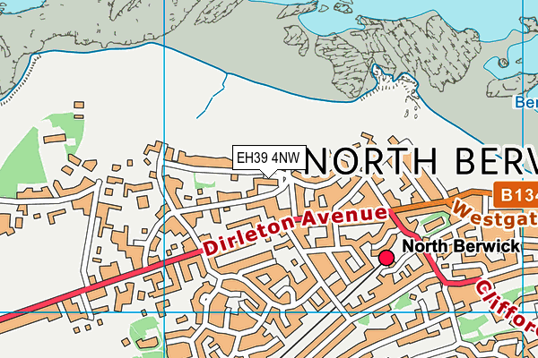 EH39 4NW map - OS VectorMap District (Ordnance Survey)