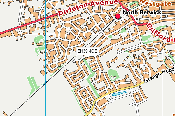 EH39 4QE map - OS VectorMap District (Ordnance Survey)