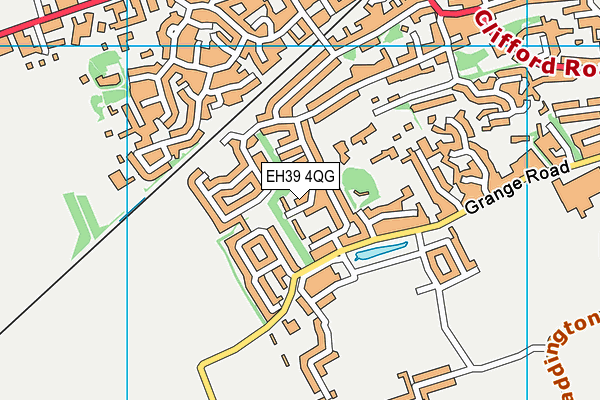 EH39 4QG map - OS VectorMap District (Ordnance Survey)