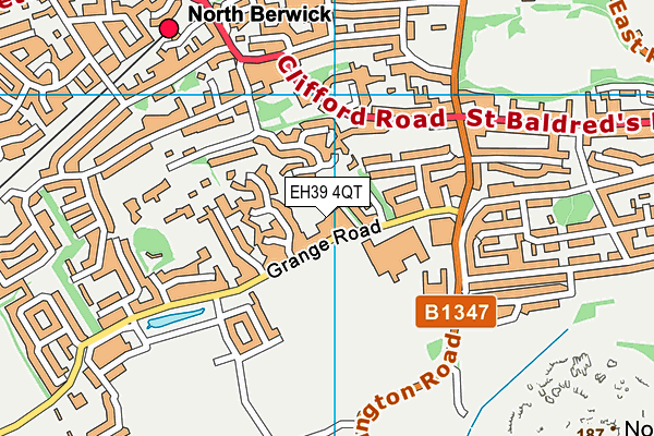 EH39 4QT map - OS VectorMap District (Ordnance Survey)