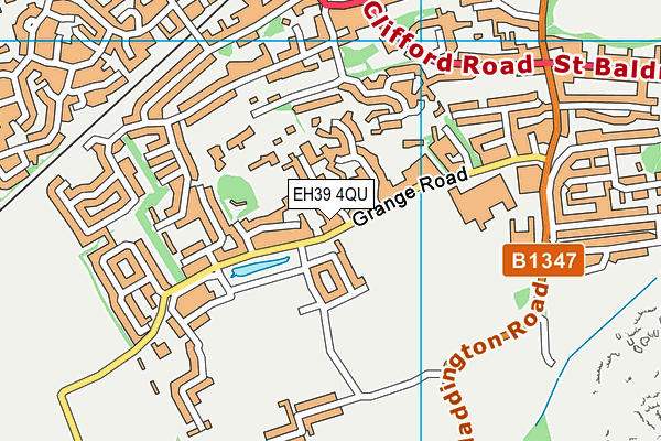EH39 4QU map - OS VectorMap District (Ordnance Survey)