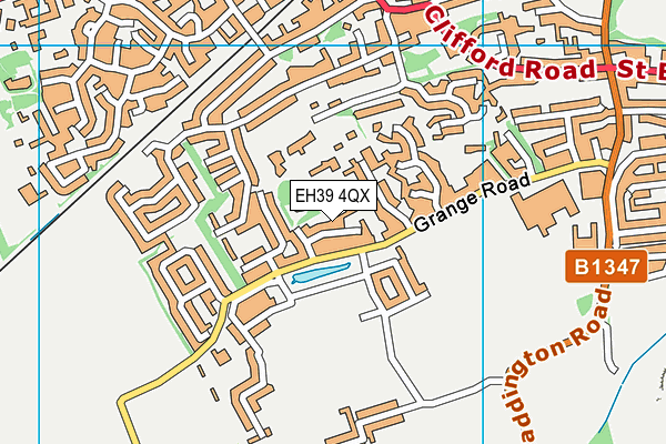 EH39 4QX map - OS VectorMap District (Ordnance Survey)