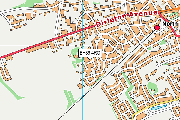 EH39 4RG map - OS VectorMap District (Ordnance Survey)