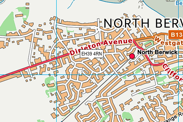 EH39 4RN map - OS VectorMap District (Ordnance Survey)