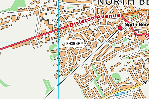 EH39 4RP map - OS VectorMap District (Ordnance Survey)