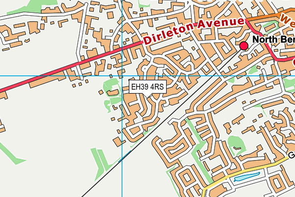 EH39 4RS map - OS VectorMap District (Ordnance Survey)