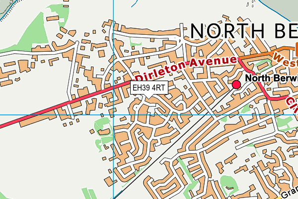 EH39 4RT map - OS VectorMap District (Ordnance Survey)