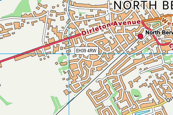 EH39 4RW map - OS VectorMap District (Ordnance Survey)