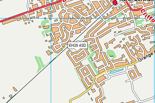 EH39 4SD map - OS VectorMap District (Ordnance Survey)