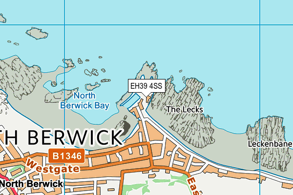 EH39 4SS map - OS VectorMap District (Ordnance Survey)