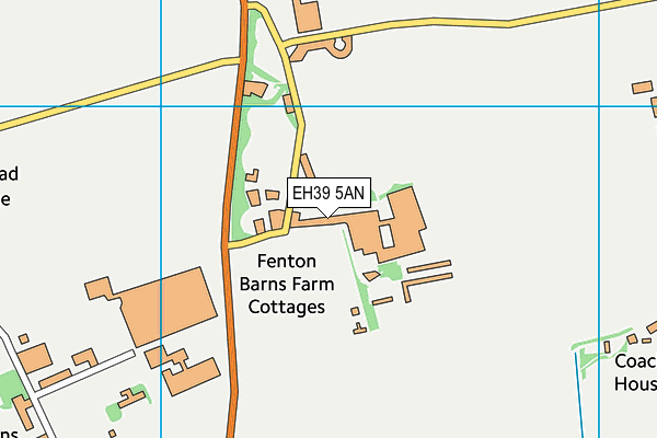 EH39 5AN map - OS VectorMap District (Ordnance Survey)