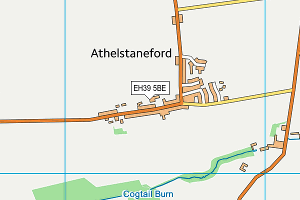 EH39 5BE map - OS VectorMap District (Ordnance Survey)