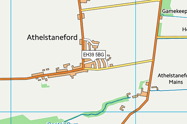 EH39 5BG map - OS VectorMap District (Ordnance Survey)