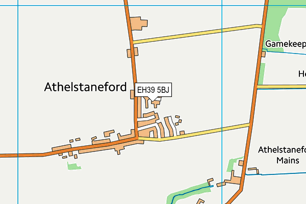 EH39 5BJ map - OS VectorMap District (Ordnance Survey)