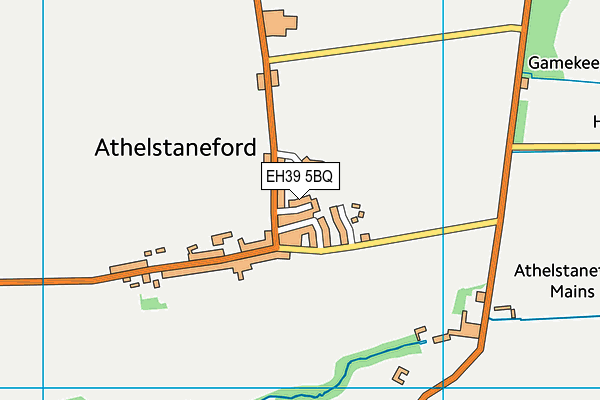 EH39 5BQ map - OS VectorMap District (Ordnance Survey)