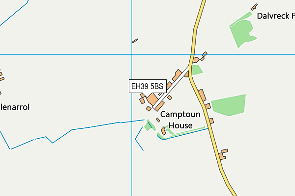 EH39 5BS map - OS VectorMap District (Ordnance Survey)