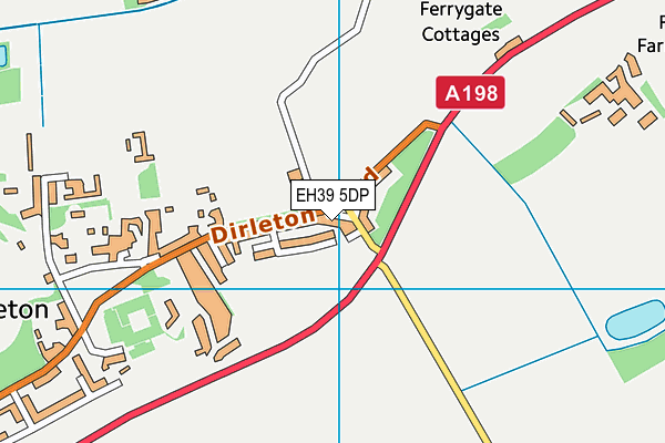 EH39 5DP map - OS VectorMap District (Ordnance Survey)