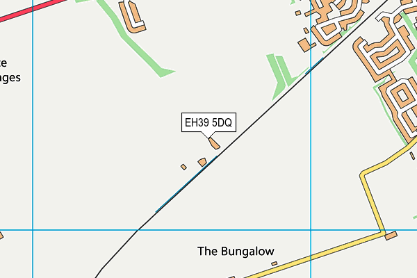 EH39 5DQ map - OS VectorMap District (Ordnance Survey)