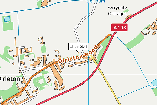 EH39 5DR map - OS VectorMap District (Ordnance Survey)