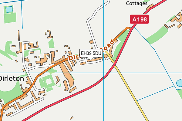 EH39 5DU map - OS VectorMap District (Ordnance Survey)