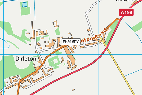 EH39 5DY map - OS VectorMap District (Ordnance Survey)