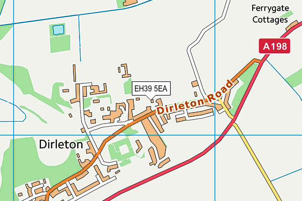 EH39 5EA map - OS VectorMap District (Ordnance Survey)