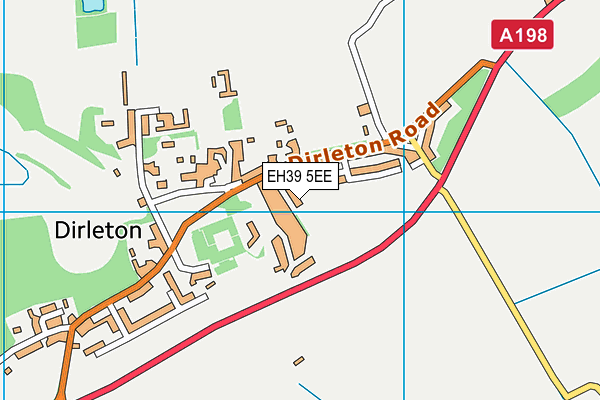 EH39 5EE map - OS VectorMap District (Ordnance Survey)