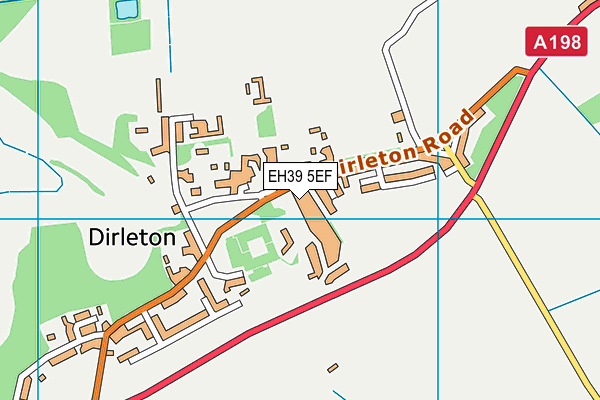 EH39 5EF map - OS VectorMap District (Ordnance Survey)