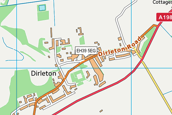 EH39 5EG map - OS VectorMap District (Ordnance Survey)