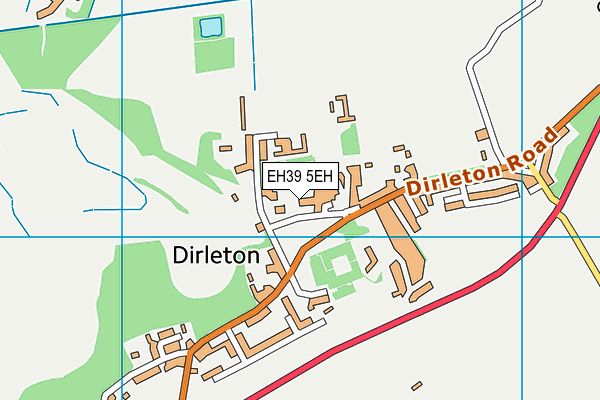 EH39 5EH map - OS VectorMap District (Ordnance Survey)