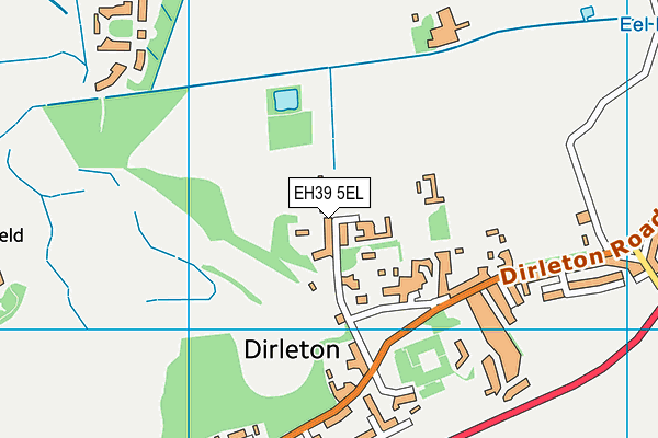 EH39 5EL map - OS VectorMap District (Ordnance Survey)