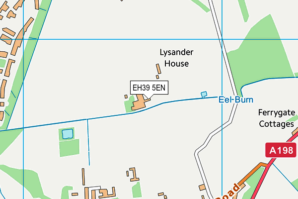 EH39 5EN map - OS VectorMap District (Ordnance Survey)