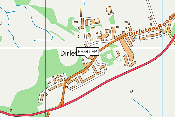 EH39 5EP map - OS VectorMap District (Ordnance Survey)