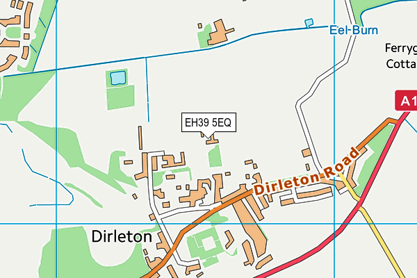 EH39 5EQ map - OS VectorMap District (Ordnance Survey)