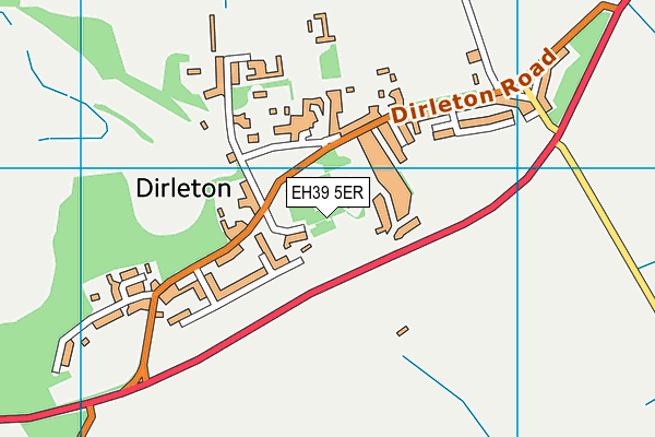 EH39 5ER map - OS VectorMap District (Ordnance Survey)