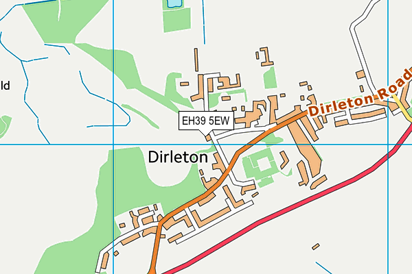 EH39 5EW map - OS VectorMap District (Ordnance Survey)