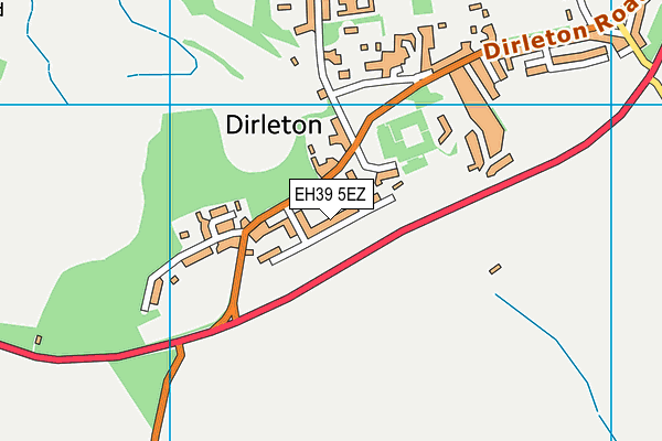 EH39 5EZ map - OS VectorMap District (Ordnance Survey)