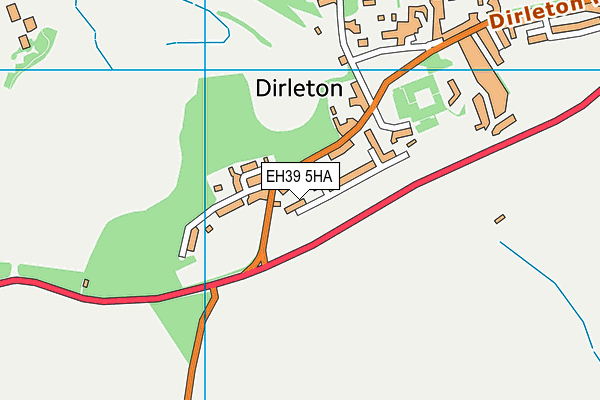 EH39 5HA map - OS VectorMap District (Ordnance Survey)