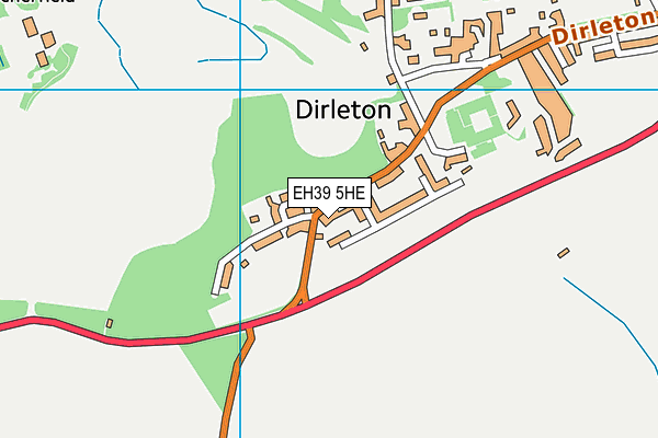 EH39 5HE map - OS VectorMap District (Ordnance Survey)