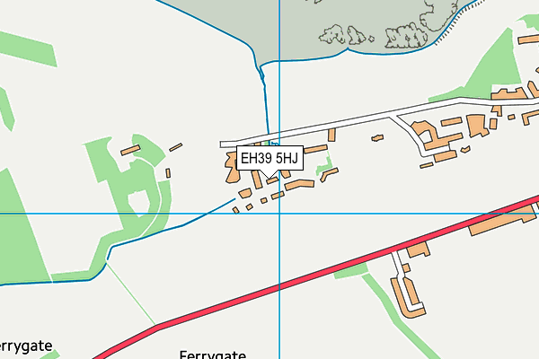 EH39 5HJ map - OS VectorMap District (Ordnance Survey)