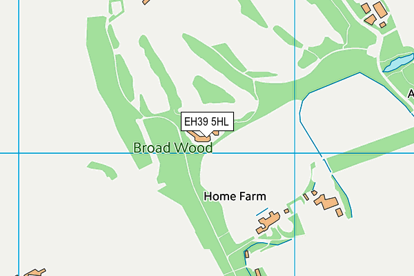 EH39 5HL map - OS VectorMap District (Ordnance Survey)