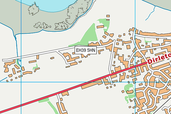 EH39 5HN map - OS VectorMap District (Ordnance Survey)