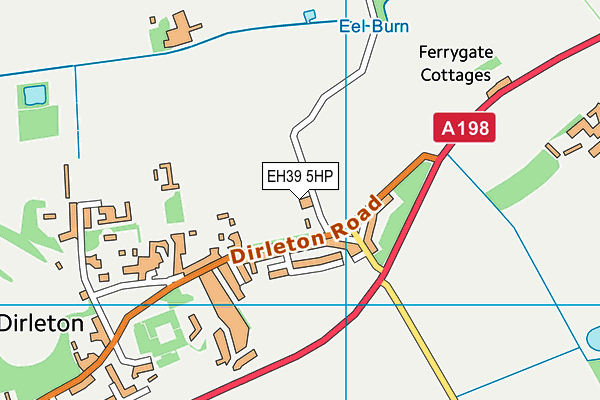 EH39 5HP map - OS VectorMap District (Ordnance Survey)