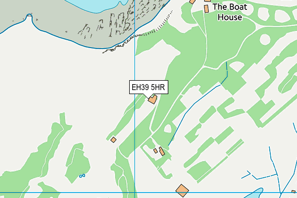 EH39 5HR map - OS VectorMap District (Ordnance Survey)