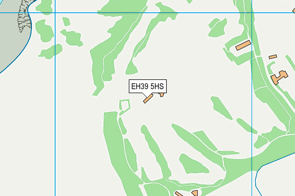 EH39 5HS map - OS VectorMap District (Ordnance Survey)