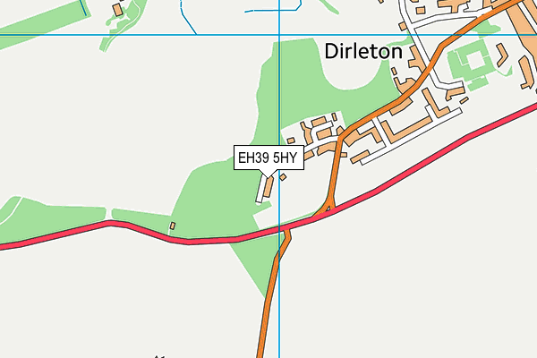 EH39 5HY map - OS VectorMap District (Ordnance Survey)